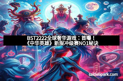 BST2222全球奢华游戏：首曝！《中华英雄》新服冲级赛NO1秘诀